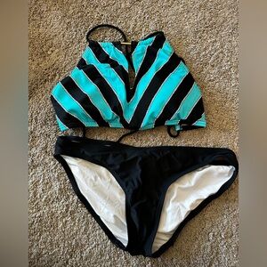 Michael Kors 2-Piece High Neck Swimsuit - Size S